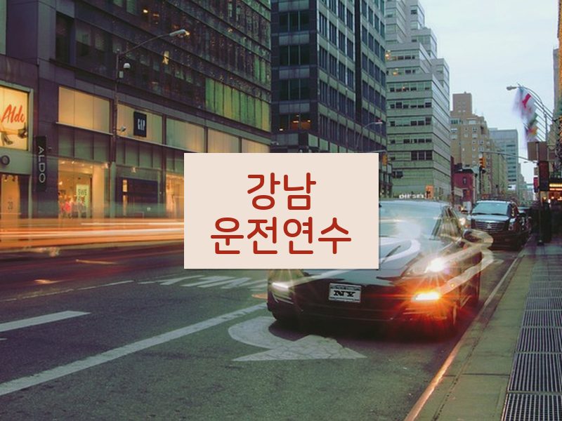 강남운전연수 후기