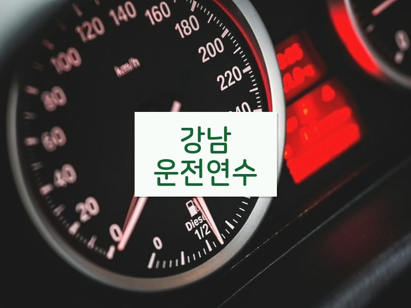 강남운전연수 후기