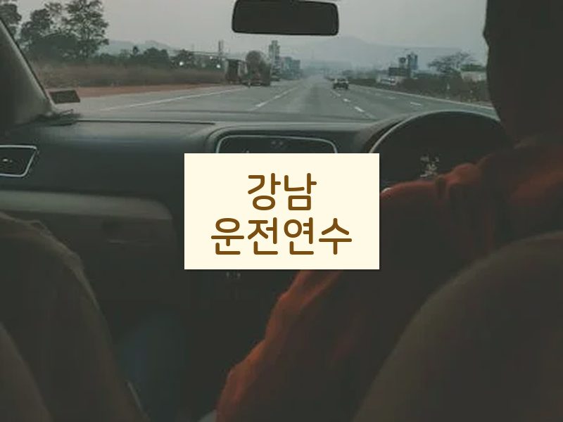 강남운전연수 후기