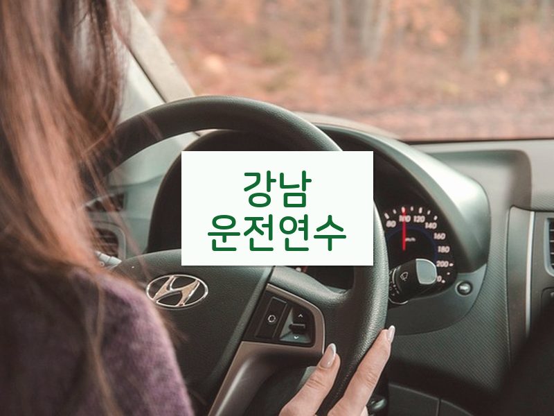 강남운전연수 후기
