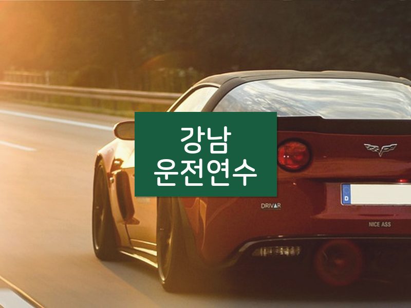 강남운전연수 후기