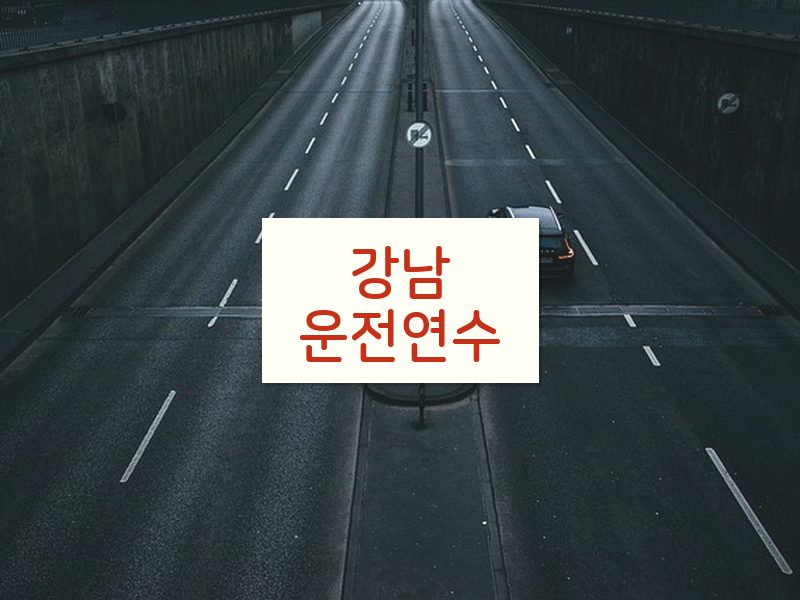 강남운전연수 후기
