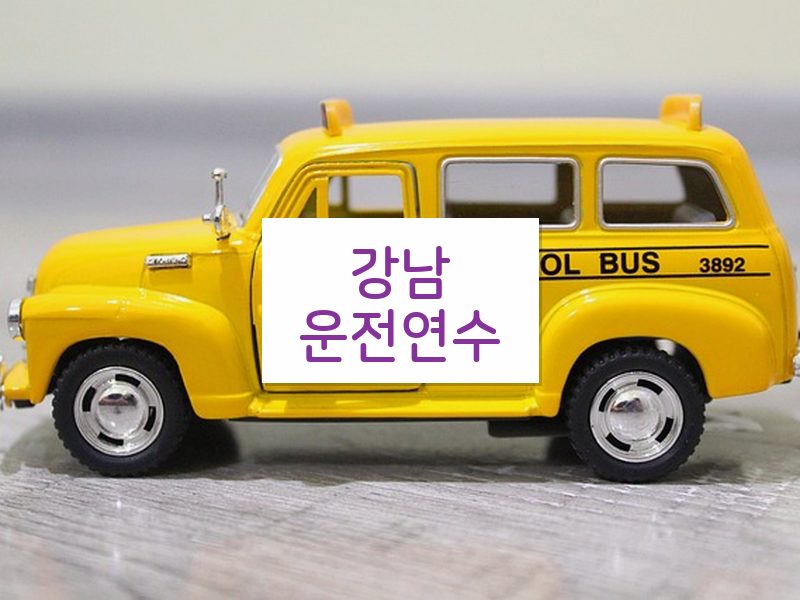 강남운전연수 후기