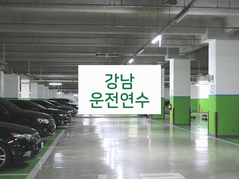 강남운전연수 후기
