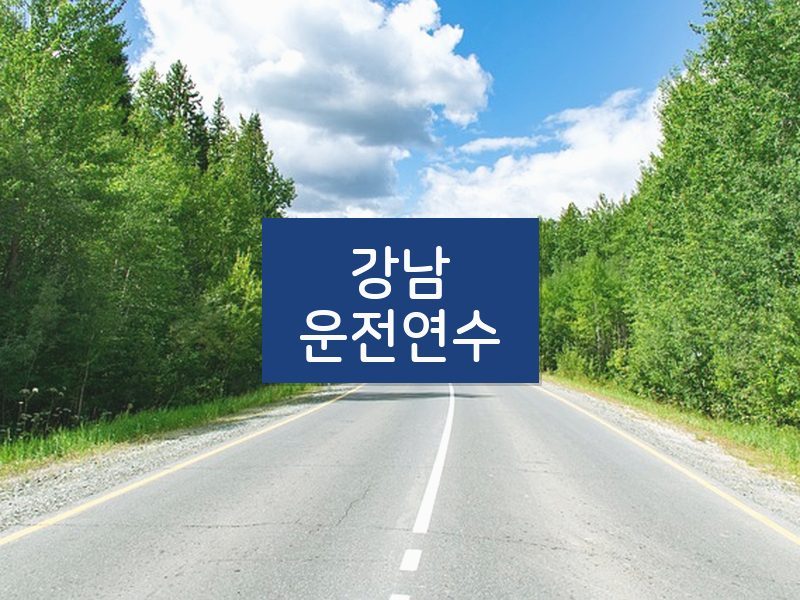 강남운전연수 후기