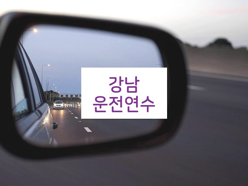 강남운전연수 후기