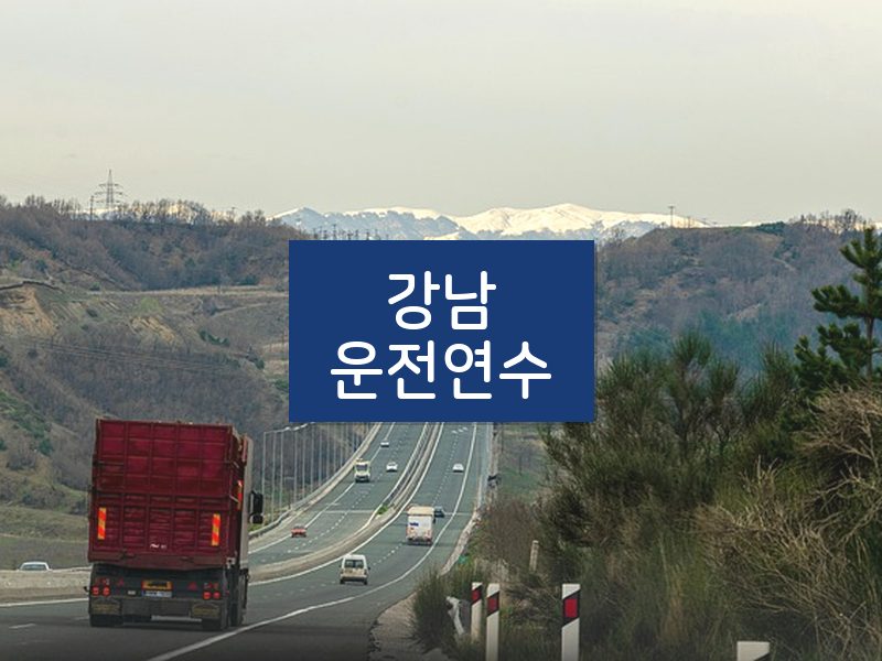 강남운전연수 후기