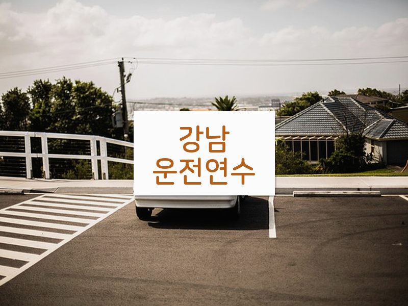 강남운전연수 후기