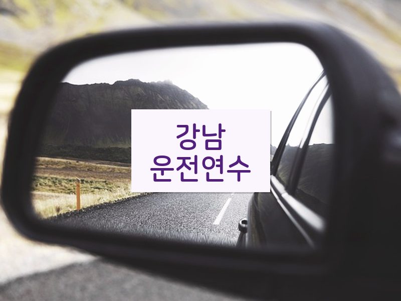 강남운전연수 후기
