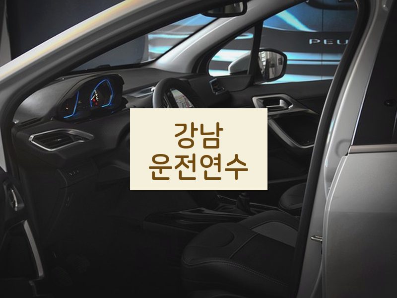 강남운전연수 후기