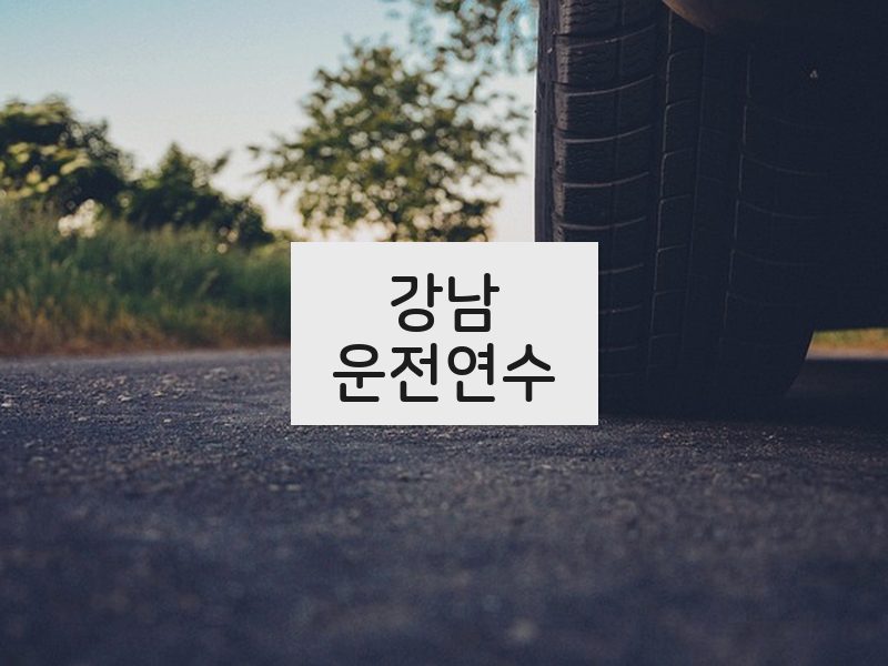 강남운전연수 후기