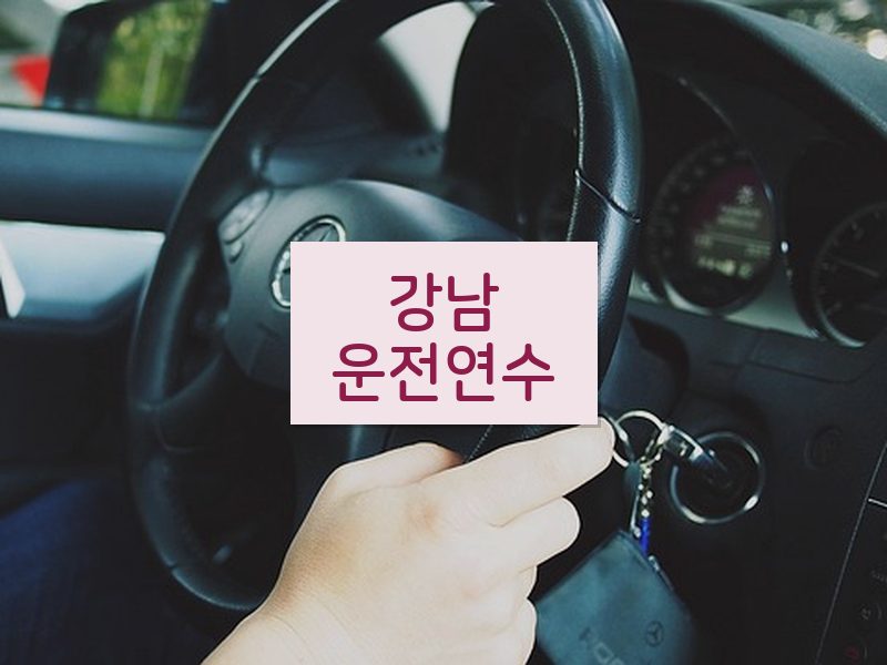 강남운전연수 후기