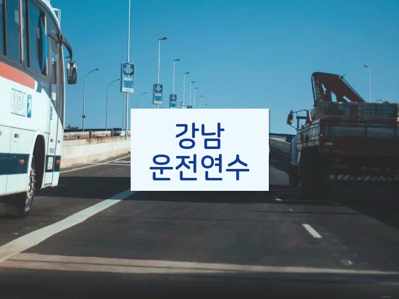 강남운전연수 후기