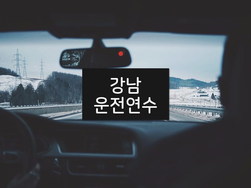 강남운전연수 후기