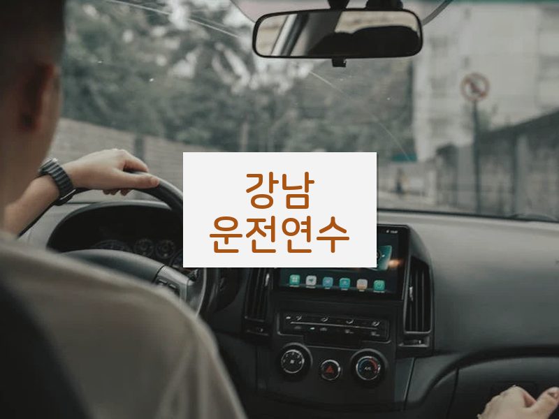 강남운전연수 후기