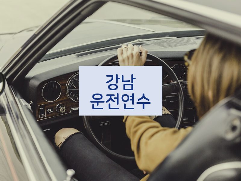 강남운전연수 후기