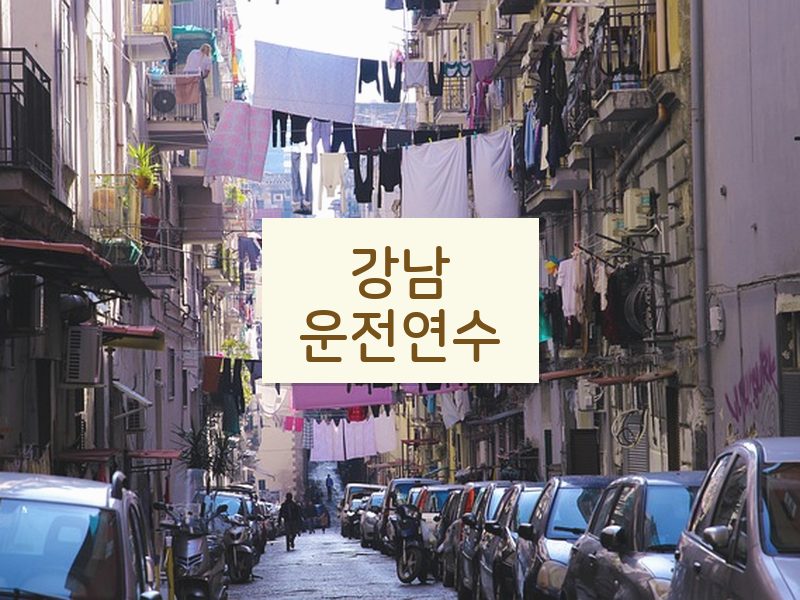 강남운전연수 후기