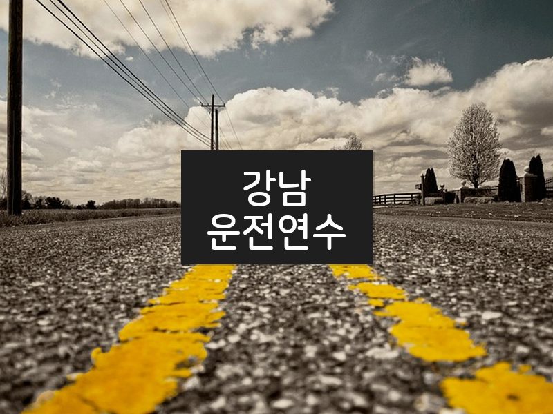 강남운전연수 후기