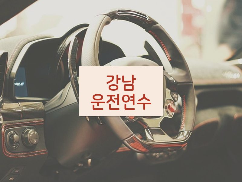 강남운전연수 후기