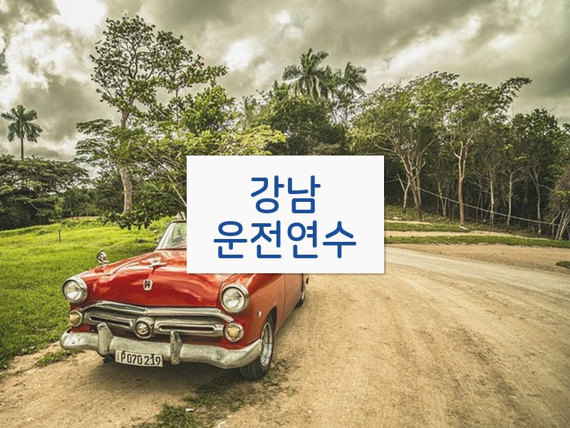 강남운전연수 후기