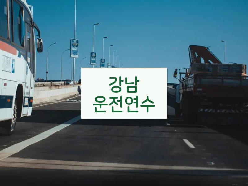 강남운전연수 후기