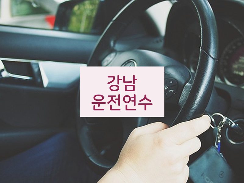 강남운전연수 후기