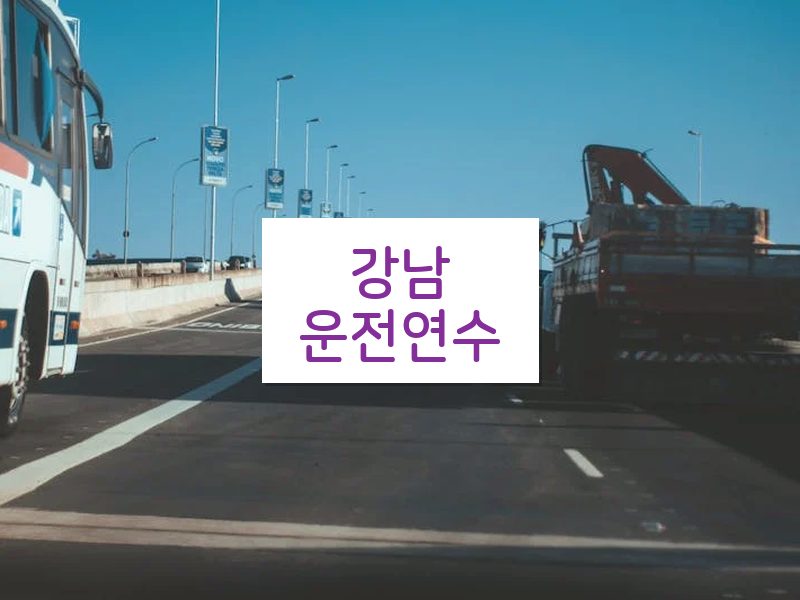 강남운전연수 후기