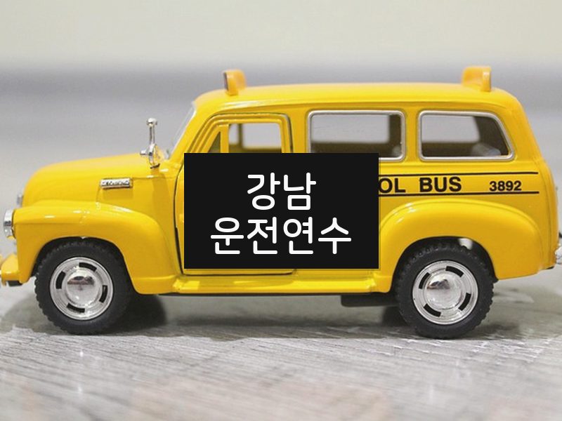 강남운전연수 후기