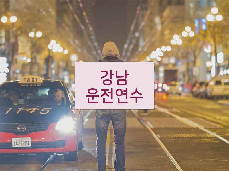 강남운전연수 후기