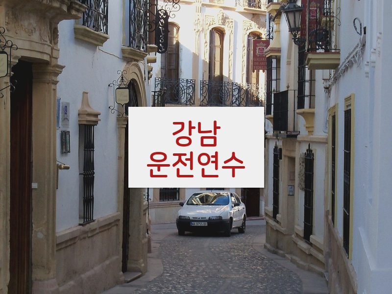 강남운전연수 후기