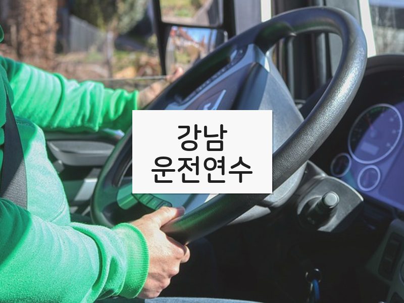 강남운전연수 후기
