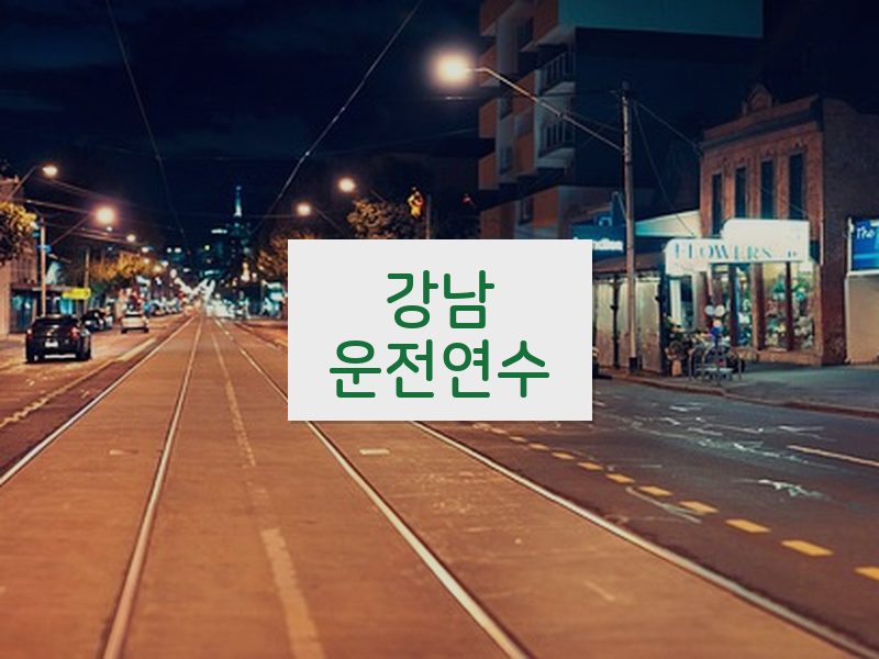 강남운전연수 후기