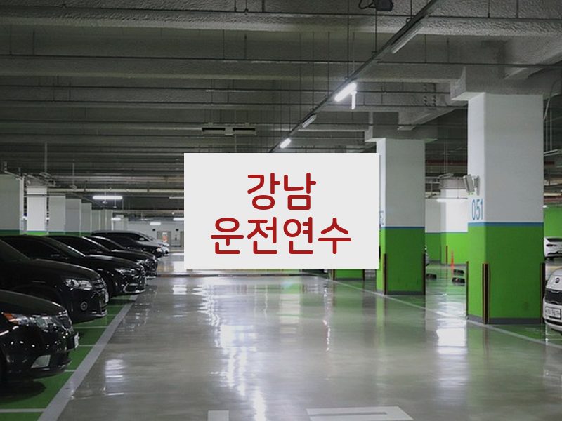 강남운전연수 후기
