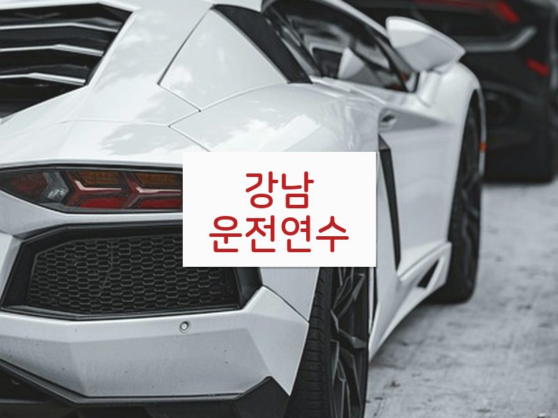 강남운전연수 후기