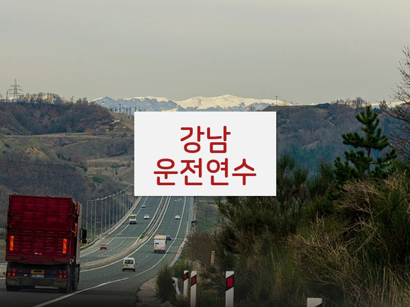 강남운전연수 후기