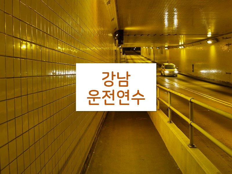 강남운전연수 후기