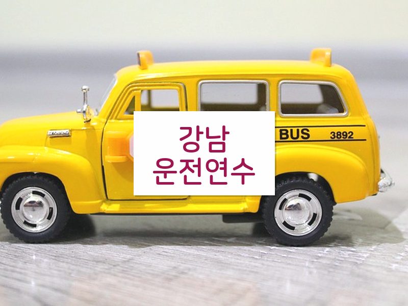 강남운전연수 후기