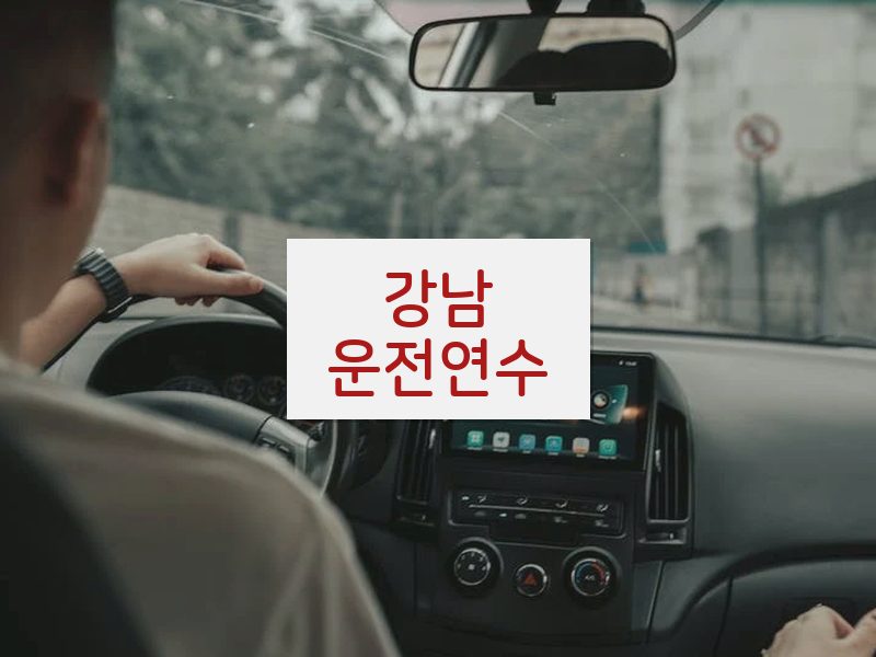 강남운전연수 후기