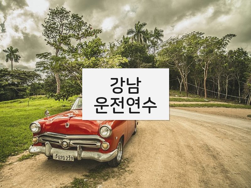 강남운전연수 후기