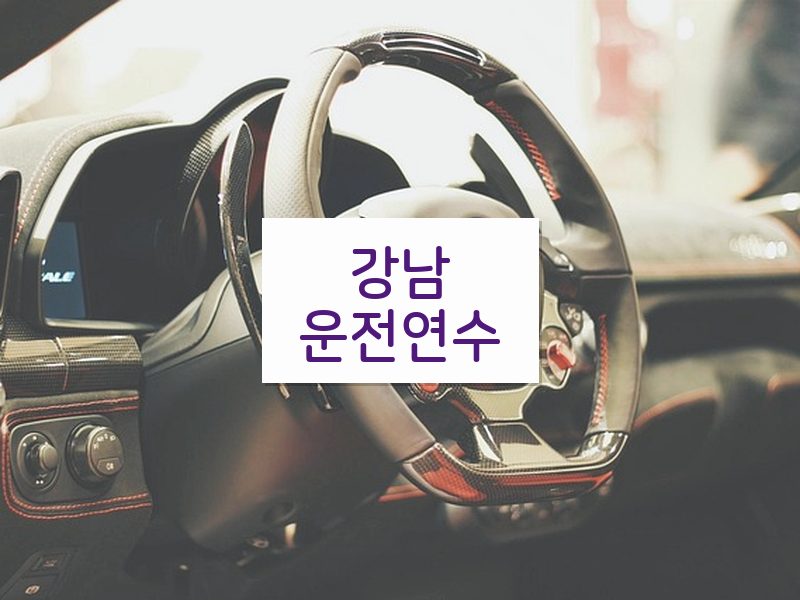 강남운전연수 후기