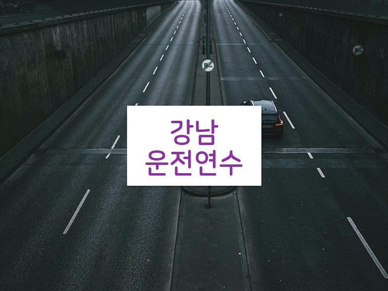 강남운전연수 후기
