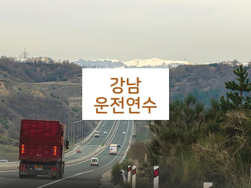 강남운전연수 후기