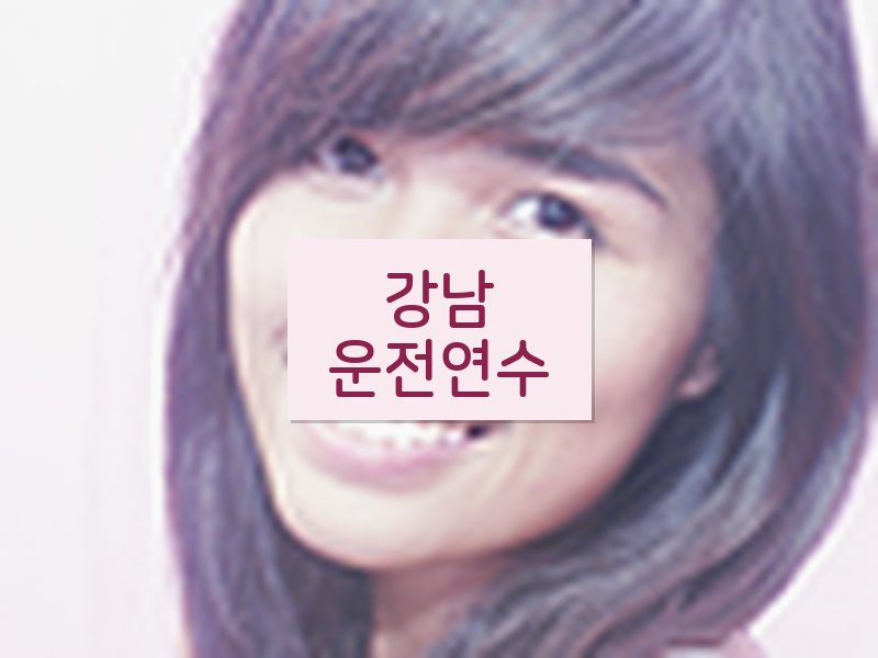 강남운전연수 후기