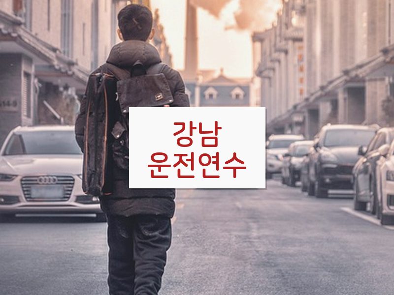 강남운전연수 후기