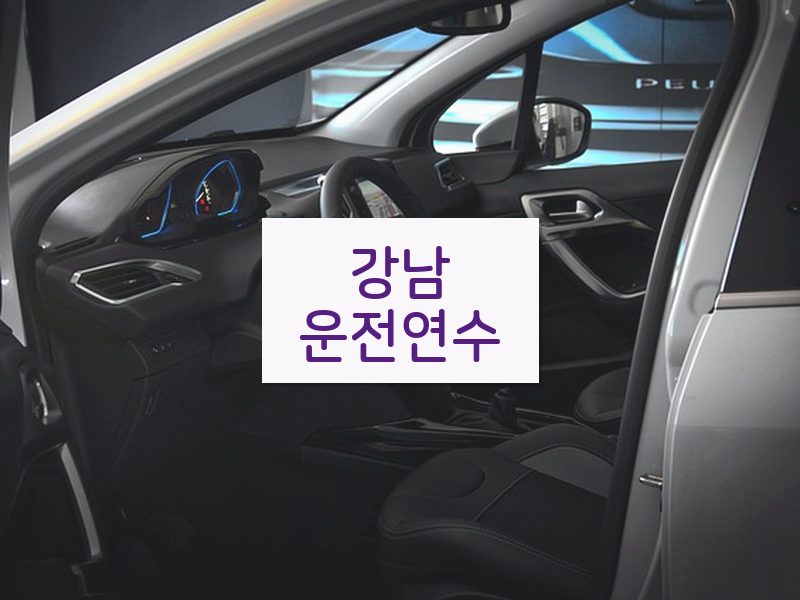 강남운전연수 후기