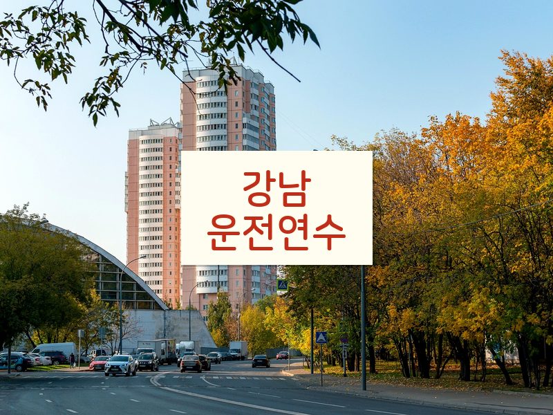 강남운전연수 후기