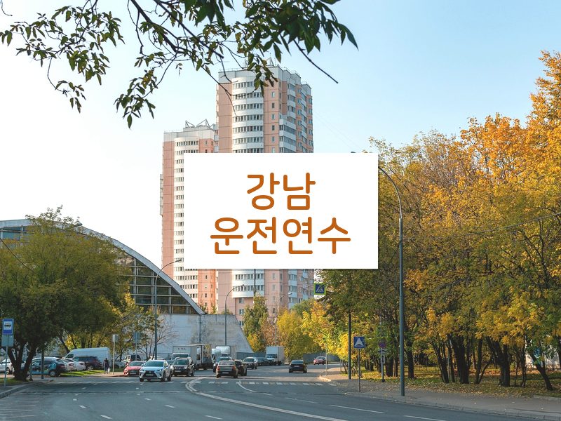 강남운전연수 후기