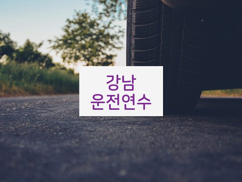 강남운전연수 후기