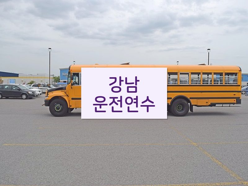 강남운전연수 후기