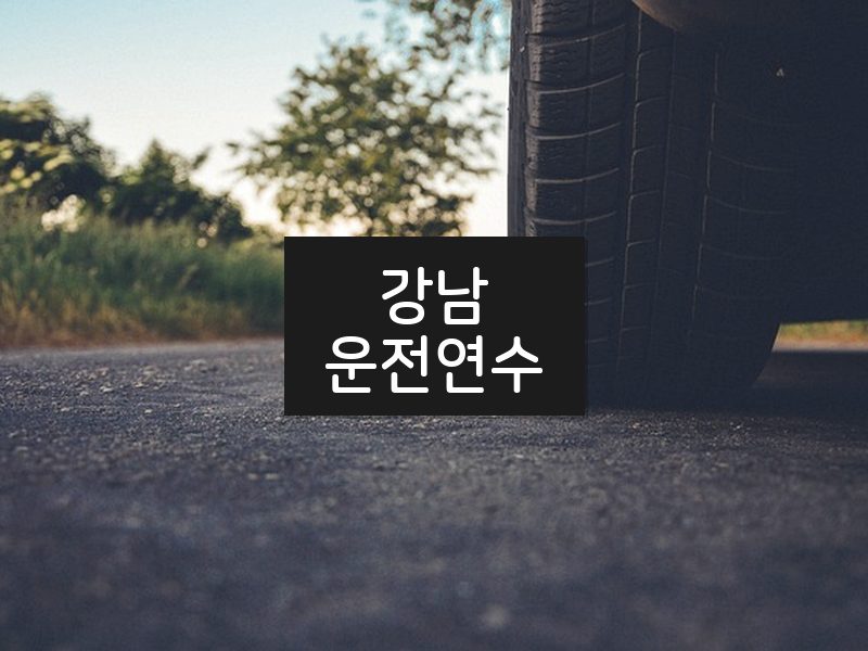 강남운전연수 후기